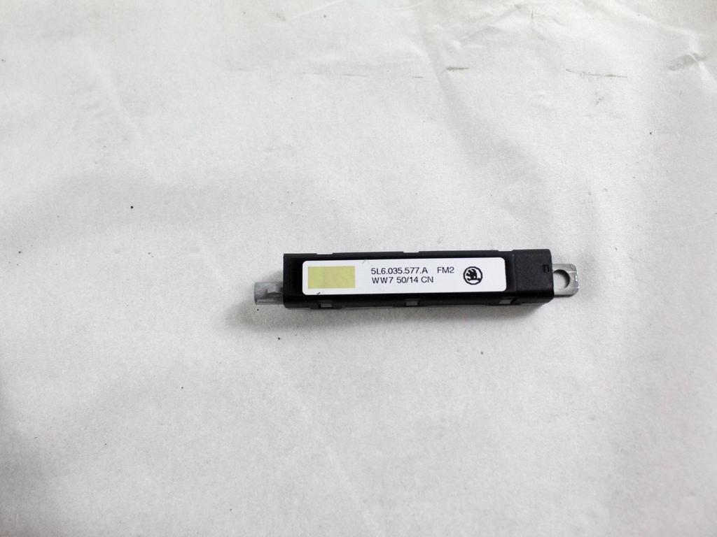 5L6035577A CENTRALINA AMPLIFICATORE ANTENNA SKODA YETI 1.6 D 77KW 5M 5P (2015) RICAMBIO USATO