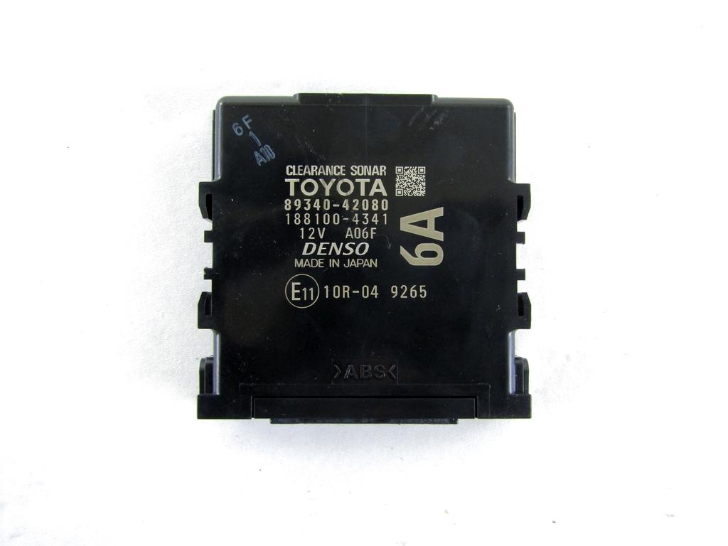 89340-42080 CENTRALINA SENSORI DI PARCHEGGIO TOYOTA RAV 4 2.5 I 131KW AUT 5P (2022) RICAMBIO USATO