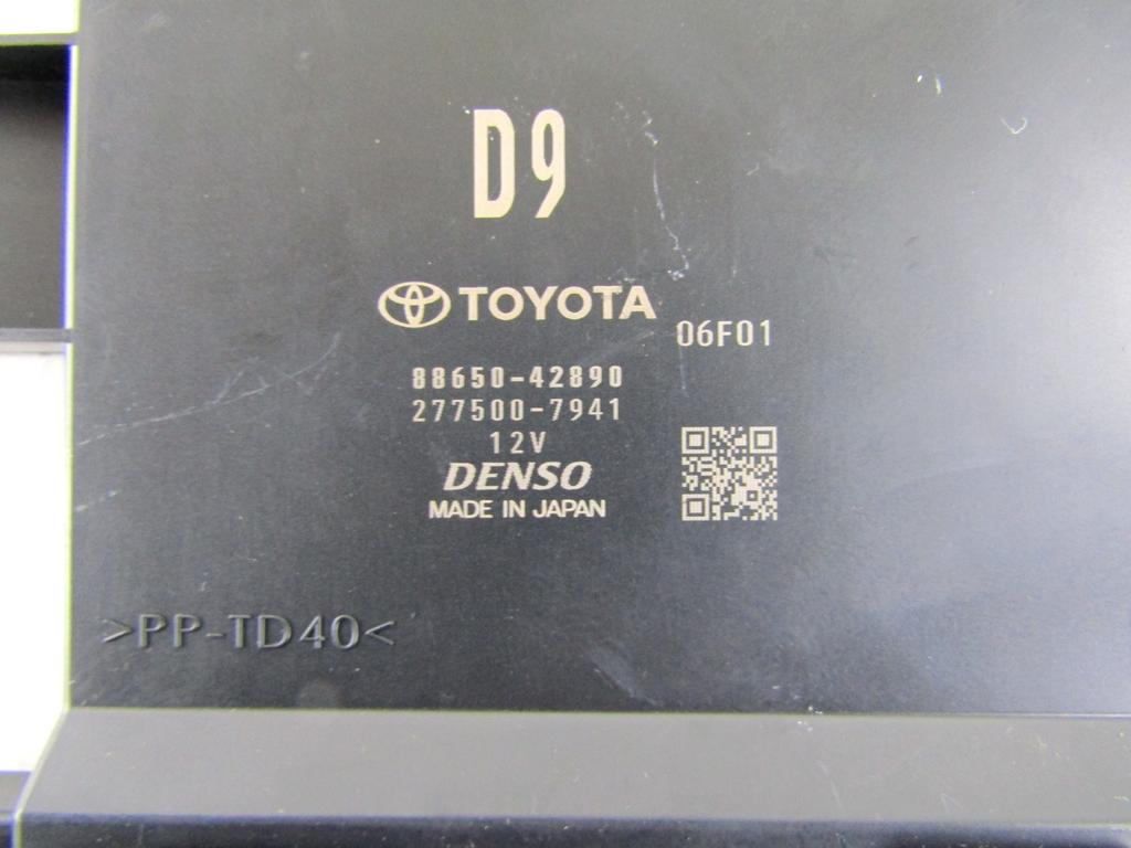 88650-42890 CENTRALINA AMPLIFICATORE CLIMATIZZATORE CLIMA A/C TOYOTA RAV 4 2.5 I 131KW AUT 5P (2022) RICAMBIO USATO