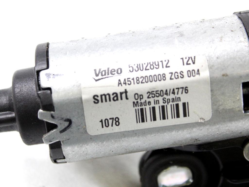 A4518200008 MOTORINO TERGILUNOTTO SMART FORTWO 1.0 B 52KW AUT 3P (2008) RICAMBIO USATO 53028912