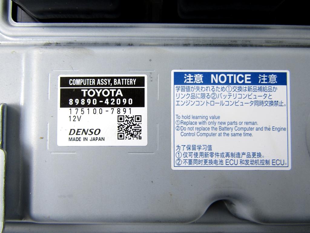 89890-42090 CENTRALINA BATTERIA HYBRID TOYOTA RAV 4 2.5 I 131KW AUT 5P (2022) RICAMBIO USATO