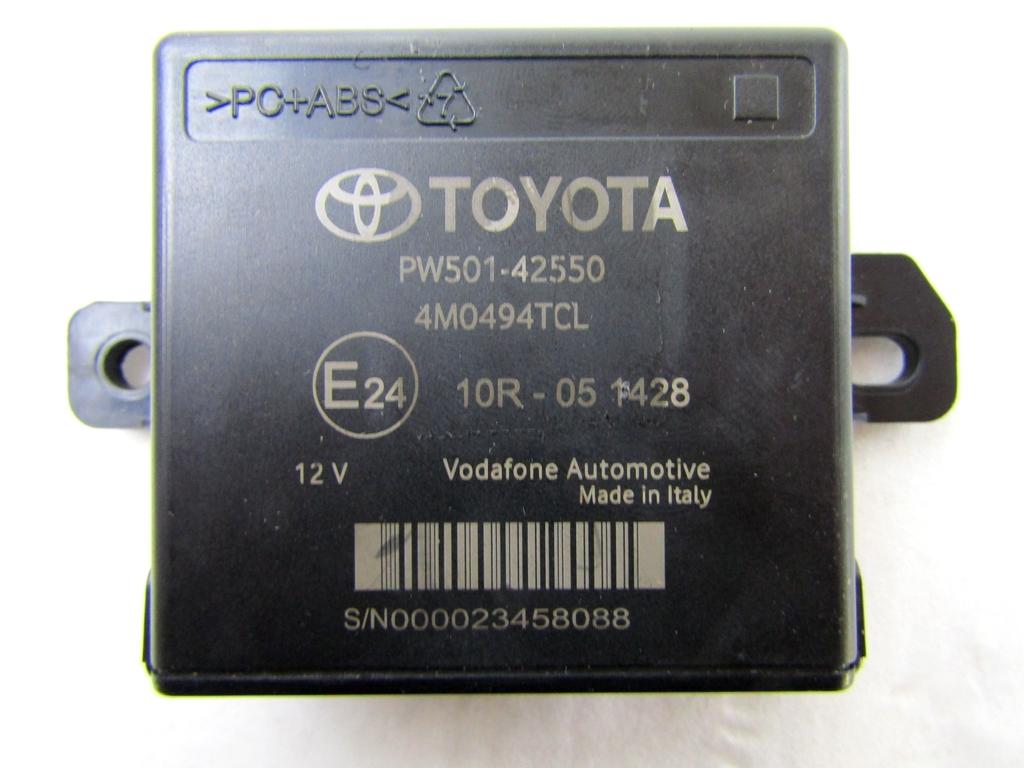 PW501-42550 CENTRALINA SENSORI DI PARCHEGGIO TOYOTA RAV 4 2.5 I 131KW AUT 5P (2022) RICAMBIO USATO