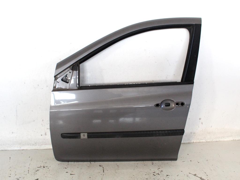 7751479112 PORTA ANTERIORE SINISTRA GUIDATORE RENAULT CLIO 1.2 B 55KW 5M 5P (2008) RICAMBIO USATO