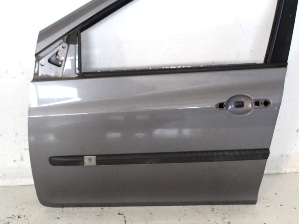 7751479112 PORTA ANTERIORE SINISTRA GUIDATORE RENAULT CLIO 1.2 B 55KW 5M 5P (2008) RICAMBIO USATO