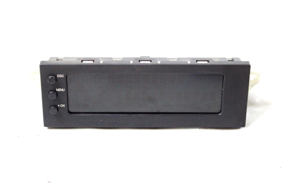 96632559XT DISPLAY COMPUTER DI BORDO CITROEN C3 1.1 B 44KW 5M 5P (2008) RICAMBIO USATO