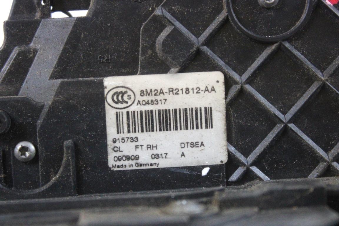 8M2A-R21812-AA CHIUSURA SERRATURA PORTA ANTERIORE DESTRA FORD MONDEO SW 2.0 D 103KW 6M 5P (2010) RICAMBIO USATO