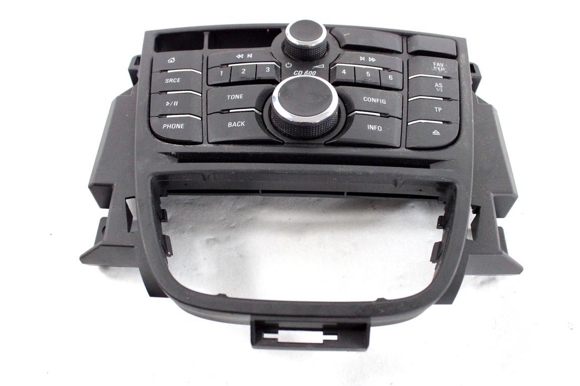 13397126 GRUPPO DI COMANDO AUTORADIO OPEL ASTRA J SW 1.6 D 81KW 6M 5P (2015) RICAMBIO USATO