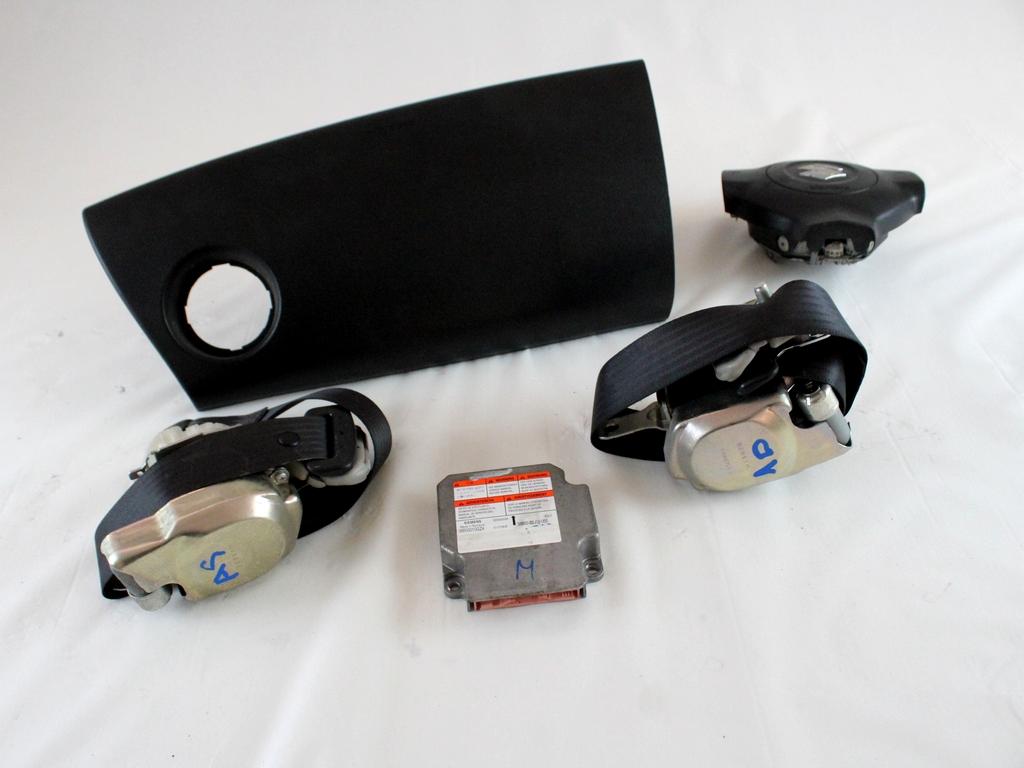 38910-62J02 KIT AIRBAG SUZUKI SWIFT 1.3 D 55KW 5M 3P (2008) RICAMBIO USATO CON CENTRALINA AIRBAG, PRETENSIONATORI CINTURE DI SICUREZZA, AIRBAG VOLANTE, AIRBAG PASSEGGERO 73920-62J00