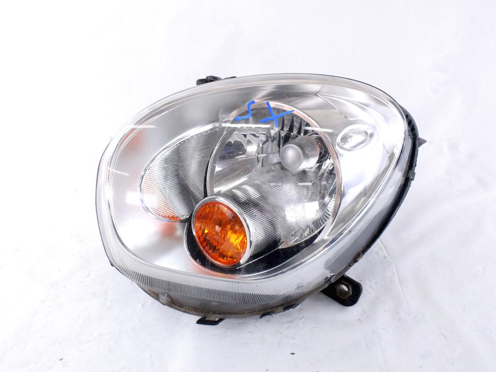 63129801029 FARO FANALE ANTERIORE SINISTRO PER VEICOLI CON GUIDA A DESTRA MINI COUNTRYMAN R60 D 1.6 D 4X4 82KW 6M 5P (2011) RICAMBIO USATO