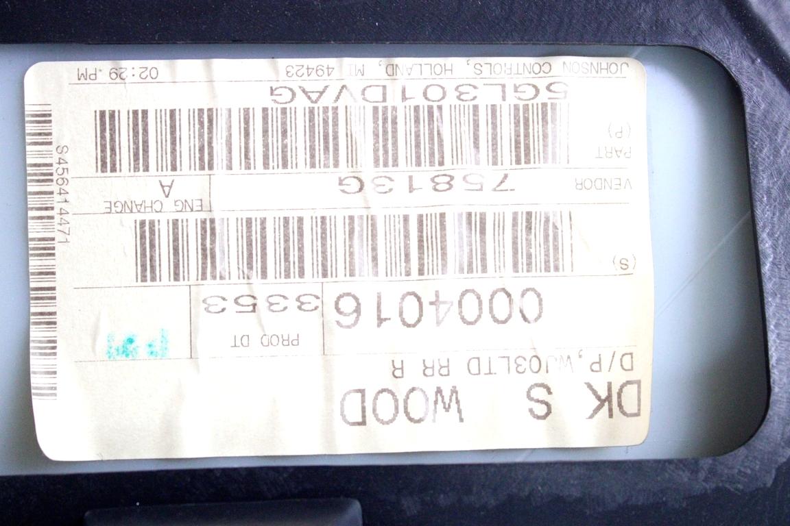 5GL301DVAG PANNELLO INTERNO PORTA POSTERIORE DESTRA CON RIVESTIMENTO IN PELLE JEEP GRAND CHEROKEE 2.7 D 4X4 120KW AUT 5P (2004) RICAMBIO USATO