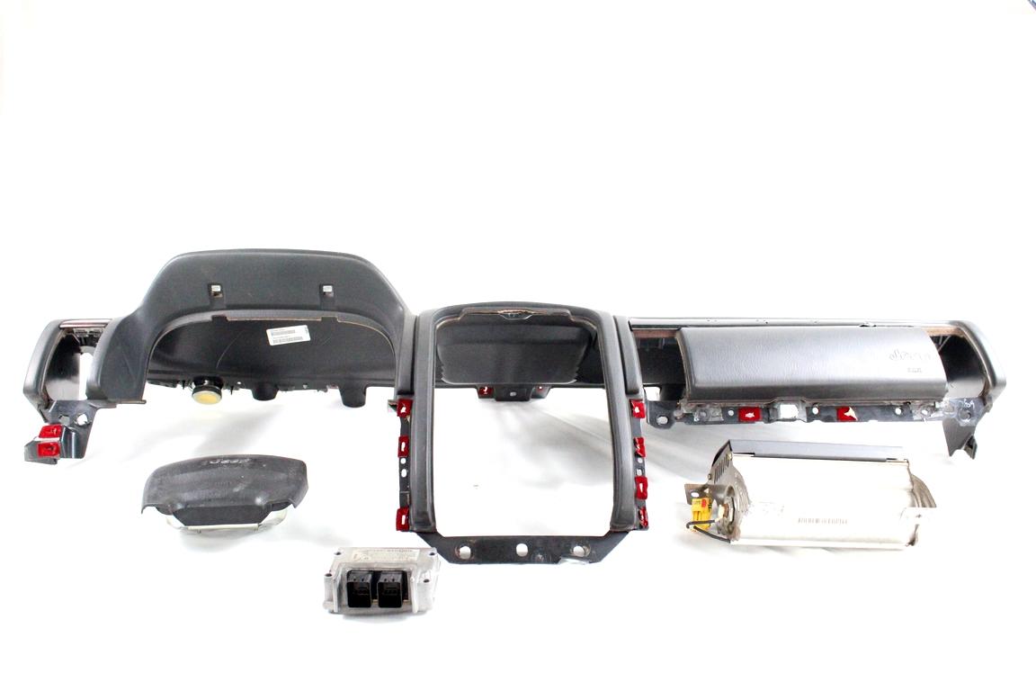 56038792AA KIT AIRBAG JEEP GRAND CHEROKEE 2.7 D 4X4 120KW AUT 5P (2004) RICAMBIO USATO CON CENTRALINA AIRBAG, AIRBAG VOLANTE GUIDATORE, AIRBAG PASSEGGERO, CRUSCOTTO 5GV61XDVAC 55116438AD