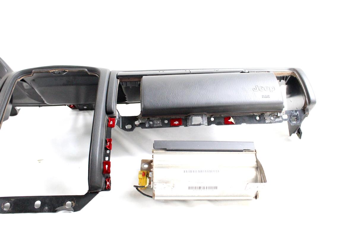 56038792AA KIT AIRBAG JEEP GRAND CHEROKEE 2.7 D 4X4 120KW AUT 5P (2004) RICAMBIO USATO CON CENTRALINA AIRBAG, AIRBAG VOLANTE GUIDATORE, AIRBAG PASSEGGERO, CRUSCOTTO 5GV61XDVAC 55116438AD