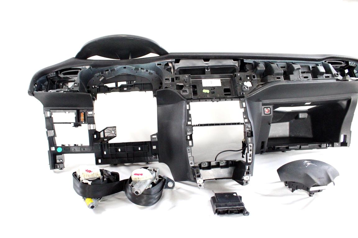 9803832180 KIT AIRBAG CITROEN C3 1.6 D 55KW 5M 5P (2015) RICAMBIO USATO CON PRETENSIONATORI CINTURE DI SICUREZZA, CENTRALINA AIRBAG, AIRBAG VOLANTE GUIDATORE, AIRBAG PASSEGGERO, CRUSCOTTO 96710277ZD 9801618280