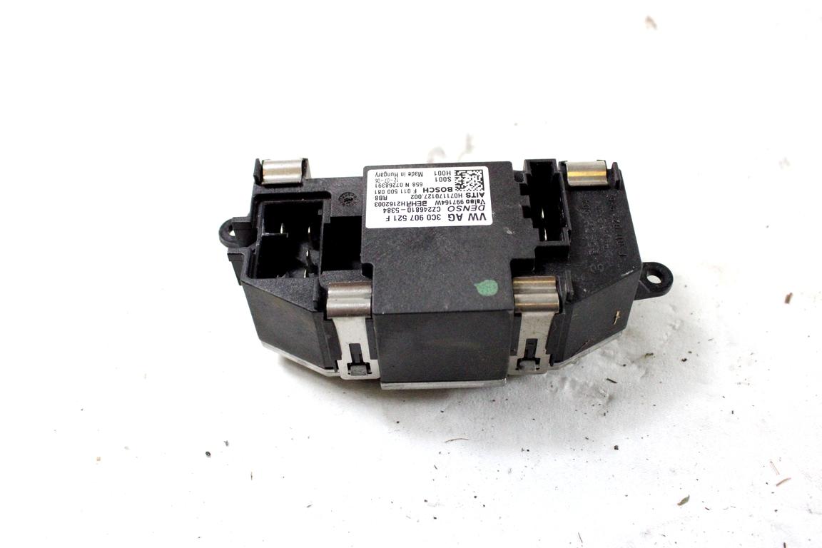 3C0907521F RESISTENZA RISCALDAMENTO CLIMATIZZATORE SKODA OCTAVIA VRS SW 2.0 D 125KW AUT 5P (2013) RICAMBIO USATO 