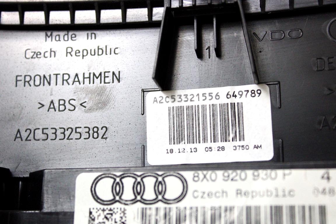 03L906023QA KIT ACCENSIONE AVVIAMENTO AUDI A1 1.6 D 66KW 5M 5P (2014) RICAMBIO USATO QUADRO STRUMENTI TRASPARENTE DANNEGGIATO, CON CENTRALINA MOTORE, BLOCCHETTI ACCENSIONE APERTURA CON CHIAVE 8X0907063N 1K0905851B 8X0920930P