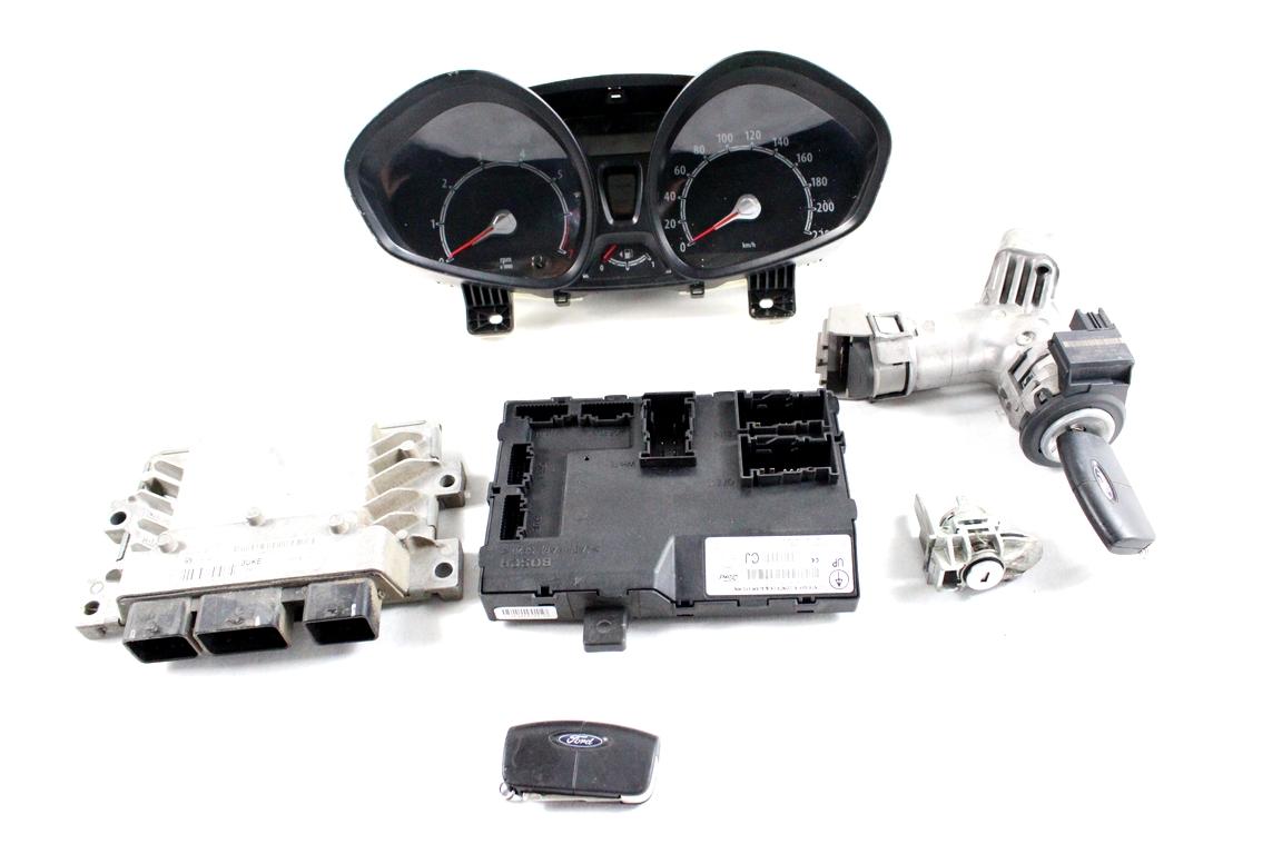 AV21-12A650-EE KIT ACCENSIONE AVVIAMENTO FORD FIESTA 1.4 G 71KW 5M 5P (2010) RICAMBIO USATO CON CENTRALINA MOTORE, QUADRO STRUMENTI CONTACHILOMETRI, BLOCCHETTI ACCENSIONE CON DOPPIA CHIAVE 8V51-15K600-CJ 8A6T-15607-AB 8A6T-10849-AM