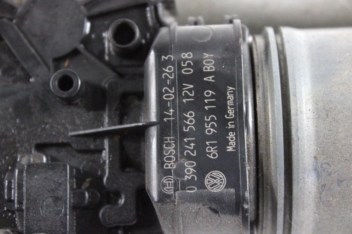 6R1955119A MOTORINO ASTA TERGIPARABREZZA VOLKSWAGEN POLO 1.4 D 55KW 5M 5P (2014) RICAMBIO USATO 0390241566 6R1955023C 3397021393