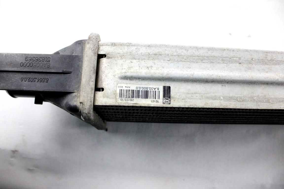 51837369 RADIATORE INTERCOOLER SCAMBIATORE ARIA/ARIA FIAT PUNTO EVO 1.3 D 62KW 5M 5P (2013) RICAMBIO USATO