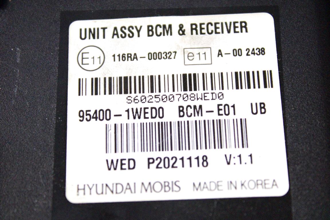 39117-03001 KIT ACCENSIONE AVVIAMENTO KIA RIO 1.2 B 62KW 5M 5P (2016) RICAMBIO USATO CON CENTRALINA MOTORE, QUADRO STRUMENTI CONTACHILOMETRI, BLOCCHETTI ACCENSIONE APERTURA CON CHIAVE, IMMOBILIZER 95420-2V000 91950-1W570 95400-1WED0