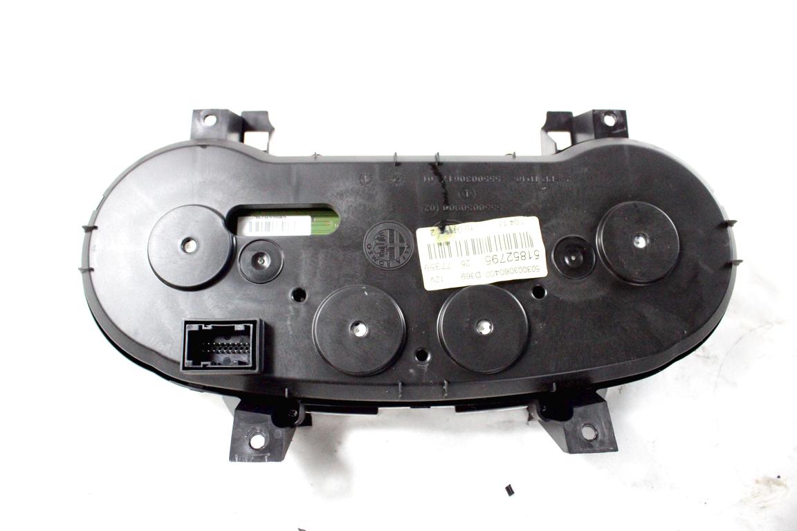 51852795 QUADRO STRUMENTI CONTACHILOMETRI FIAT PUNTO EVO 1.4 M 57KW 5M 5P (2011) RICAMBIO USATO