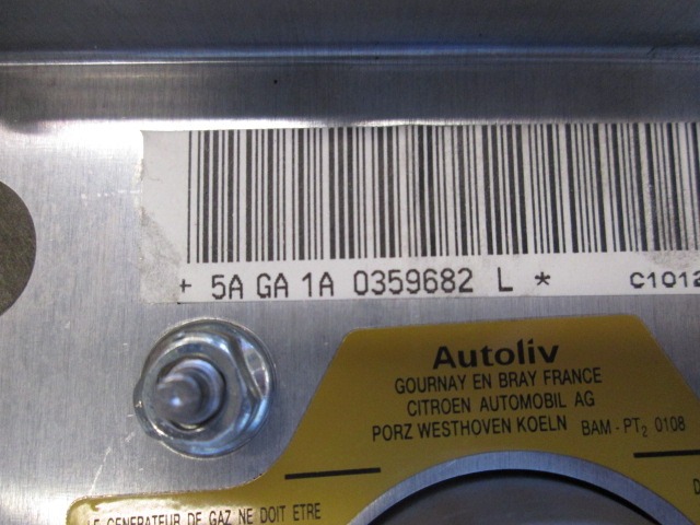 KIT AIRBAG KOMPLET OEM N. 9628740580 ORIGINAL REZERVNI DEL CITROEN XANTIA X1 X2 (1993 - 1998) DIESEL LETNIK 1997