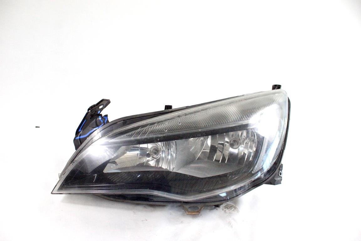 13365290 FARO FANALE ANTERIORE SINISTRO OPEL ASTRA J SW 1.4 G 103KW 6M 5P (2013) RICAMBIO USATO SUPPORTO DANNEGGIATO