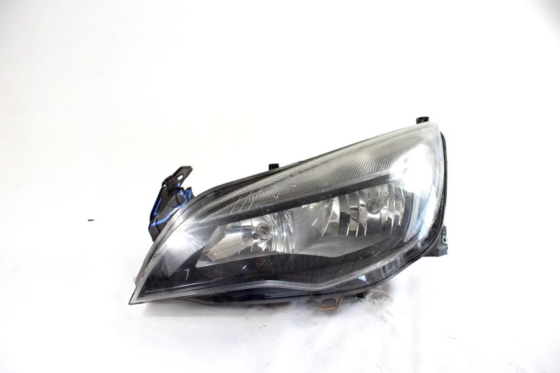 13365290 FARO FANALE ANTERIORE SINISTRO OPEL ASTRA J SW 1.4 G 103KW 6M 5P (2013) RICAMBIO USATO SUPPORTO DANNEGGIATO