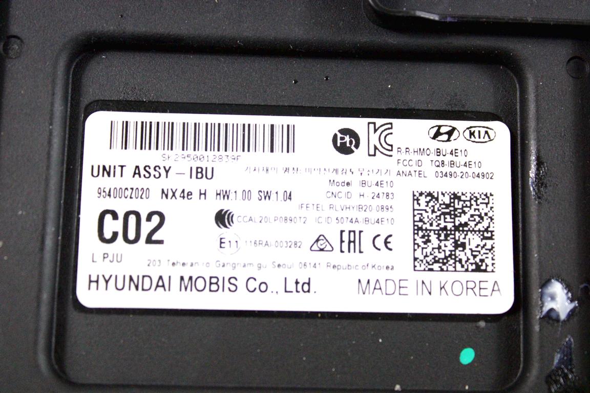 39199-2M050 KIT ACCENSIONE AVVIAMENTO HYUNDAI TUCSON 1.6 I 132KW AUT 5P (2021) RICAMBIO USATO CON CENTRALINA MOTORE, BLOCCHETTI ACCENSIONE APERTURA CON CHIAVE 81900-L1700 95400CZ020 91950-CZ500 