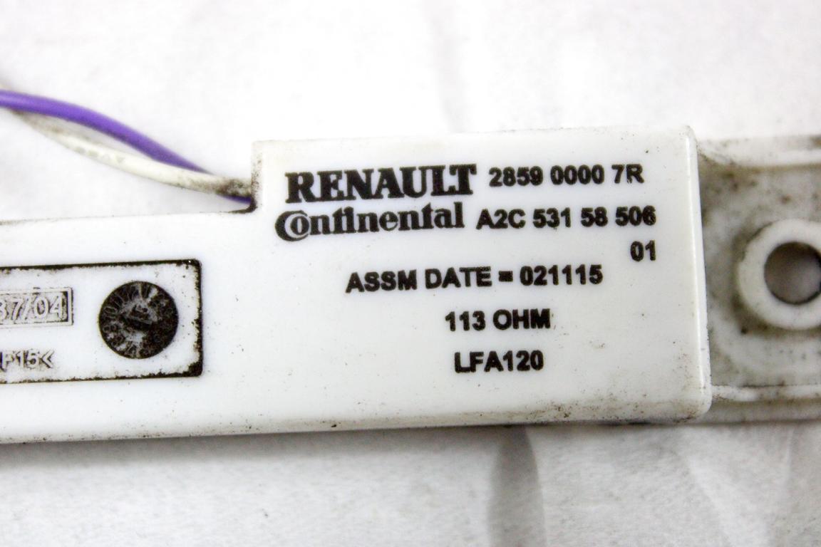 285900007R CENTRALINA AMPLIFICATORE ANTENNA RENAULT CAPTUR 1.5 D 66KW 5M 5P (2016) RICAMBIO USATO