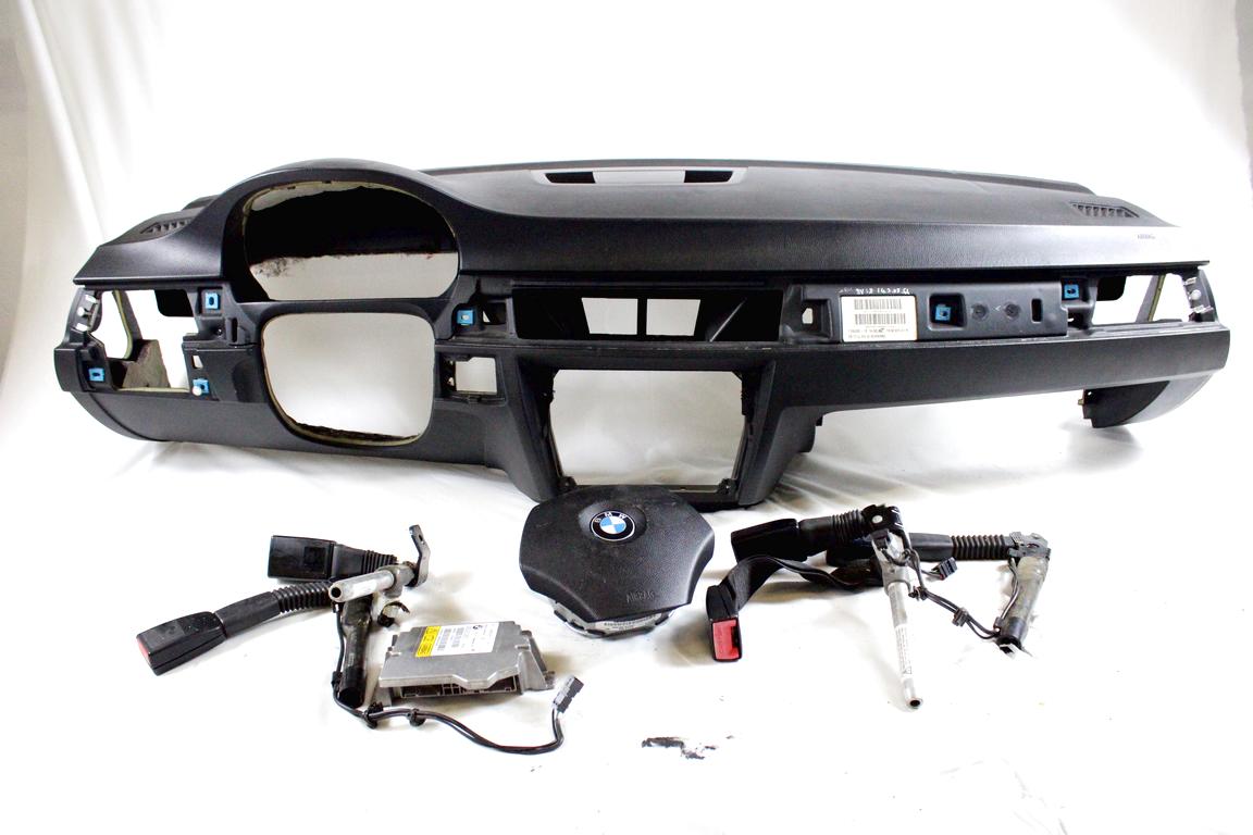 6964607 KIT AIRBAG BMW SERIE 3 320D E90 2.0 D 120KW 6M 4P (2005) RICAMBIO USATO CON CENTRALINA AIRBAG , AIRBAG VOLANTE, PRETENSIONATORI CINTURE DI SICUREZZA, CRUSCOTTO 5754573