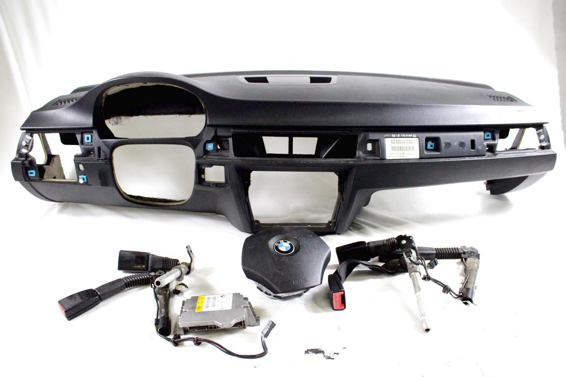 6964607 KIT AIRBAG BMW SERIE 3 320D E90 2.0 D 120KW 6M 4P (2005) RICAMBIO USATO CON CENTRALINA AIRBAG , AIRBAG VOLANTE, PRETENSIONATORI CINTURE DI SICUREZZA, CRUSCOTTO 5754573