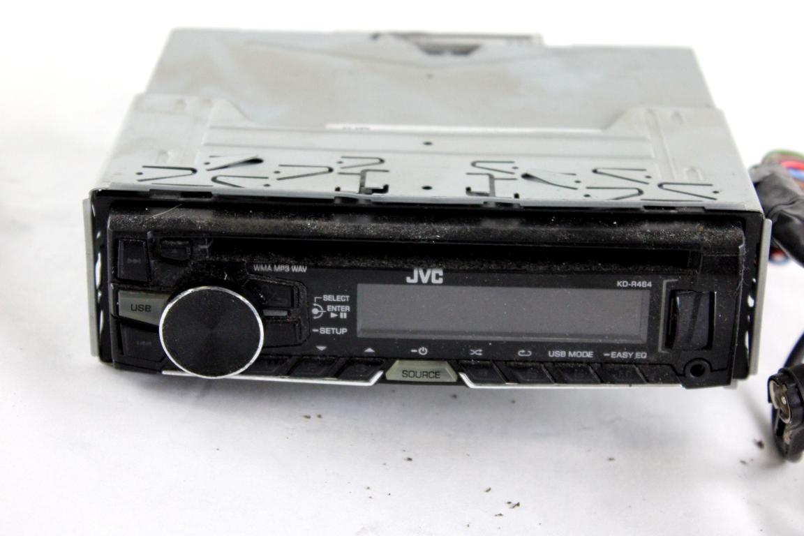 YJ1-0093-71 AUTORADIO AFTER MARKET JVC KD-RA64 VOLKSWAGEN POLO 1.4 B 55KW 5M 5P (2005) RICAMBIO USATO