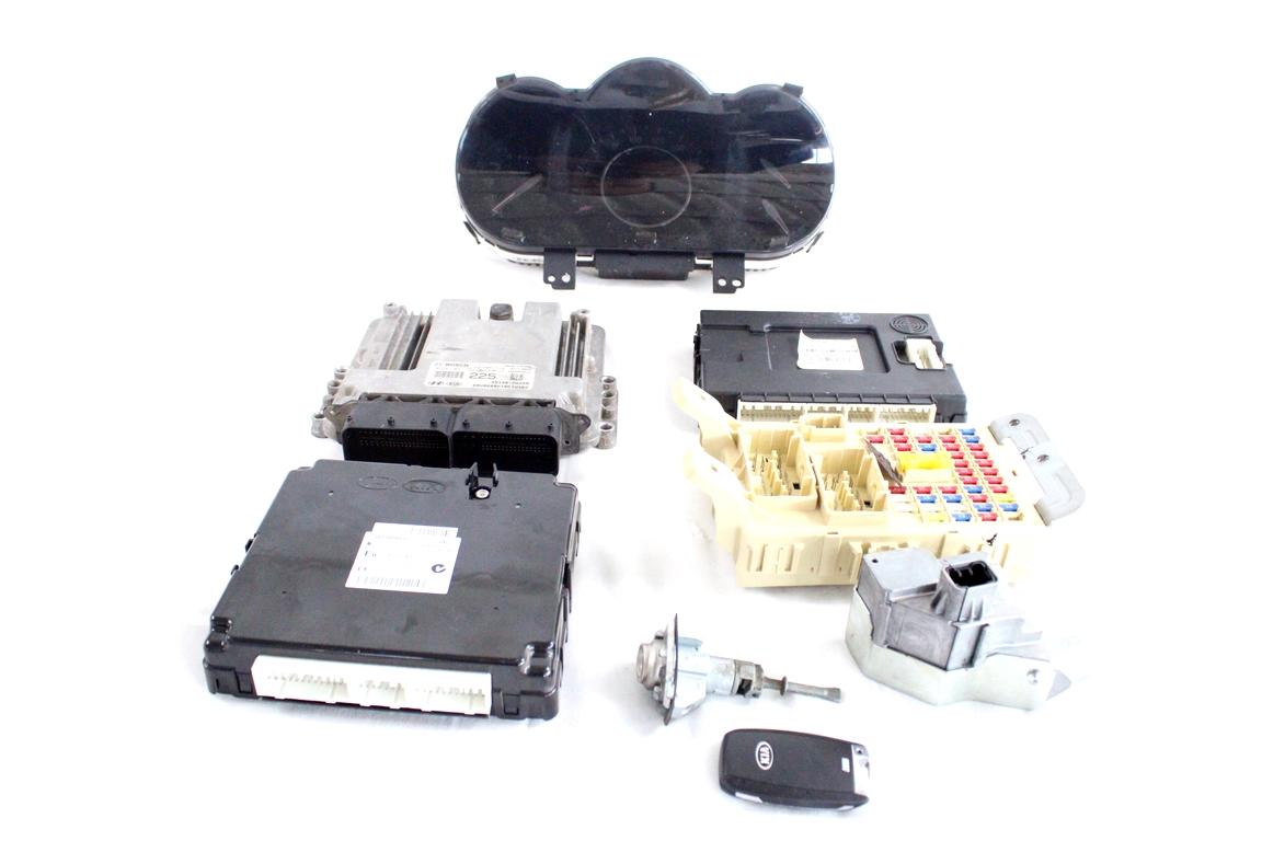 39140-2A250 KIT ACCENSIONE AVVIAMENTO KIA RIO 1.4 D 66KW 6M 5P (2015) RICAMBIO USATO CON CENTRALINA MOTORE, QUADRO STRUMENTI CONTACHILOMETRI, BLOCCHETTI CON CHIAVE 0281031742 81900-1W700 91950-1W570 95400-1WEE0 94033-1W880