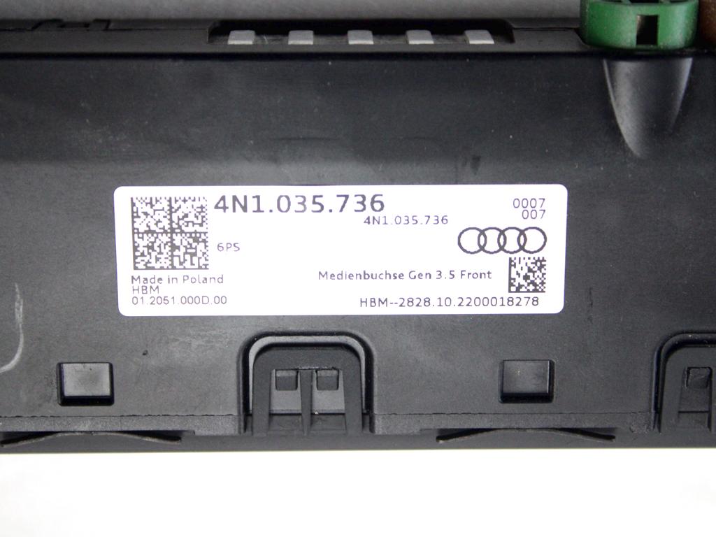 4N1035736 PORTE INGRESSO USB-C AUDI Q8 3.0 D 210KW AUT 5P 4X4 (2020) RICAMBIO USATO