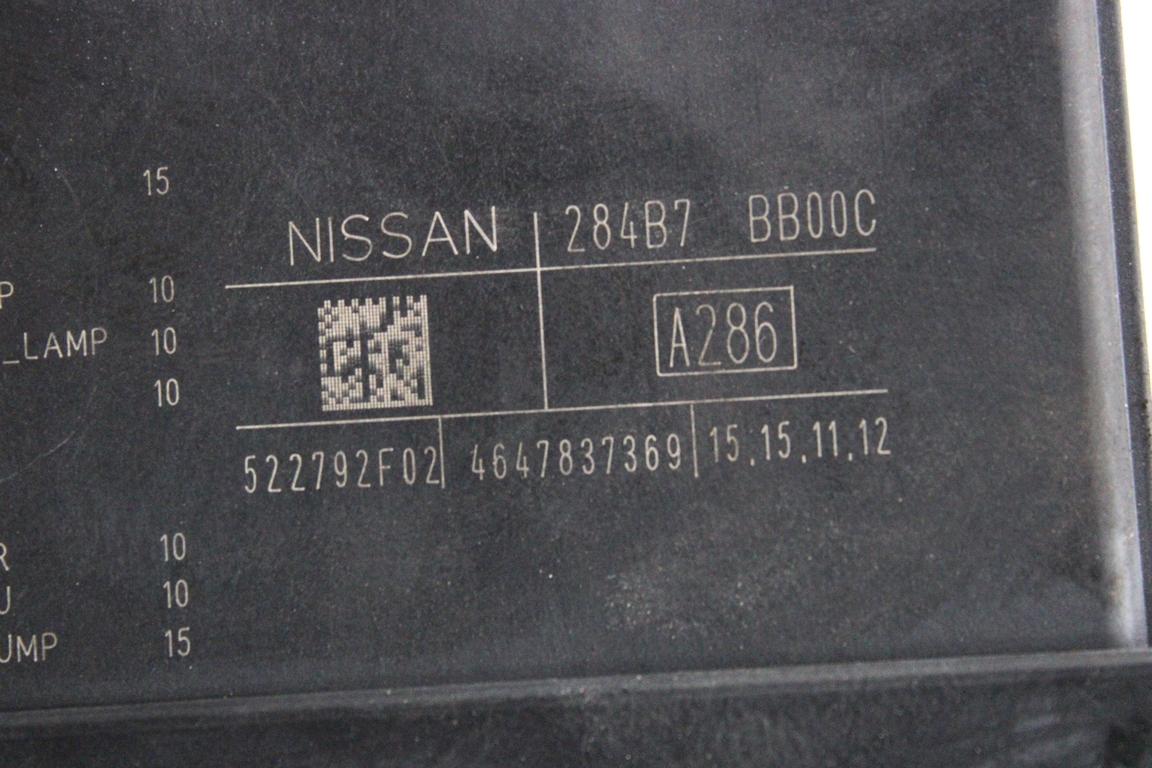 23710BB58E KIT ACCENSIONE AVVIEMENTO NISSAN QASHQAI 1.6 D 96KW 6M 5P (2013) RICAMBIO USATO CON CENTRALINA MOTORE, QUADRO STRUMENTI, BLOCCHETTI ACCENSIONE APERTURA CON CHIAVE 0281019035 2009DJ3410 284B2BR02A 284B7BB00C 24810BR52B