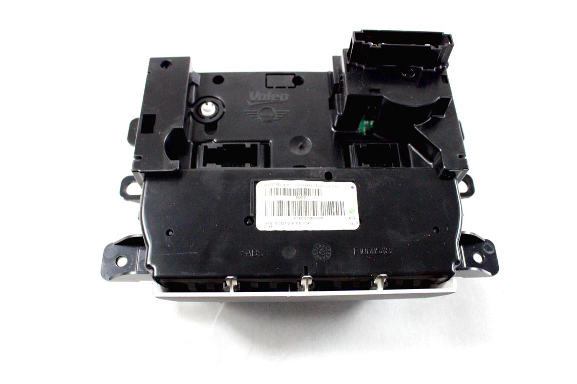 9806727 CENTRALINA GRUPPO DI COMANDO CLIMATIZZATORE CLIMA A/C MANUALE MINI COUNTRYMAN R60 ONE D 1.6 D 66KW 6M 5P (2010) RICAMBIO USATO CON COMANDI INTERRUTORI ALZA-VETRO ALZA-CRISTALLO