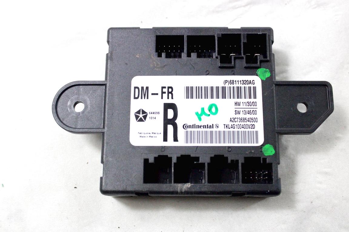 68111320AG CENTRALINA PORTA ANTERIORE DESTRA JEEP CHEROKEE 2.0 D 103KW 6M 5P (2015) RICAMBIO USATO