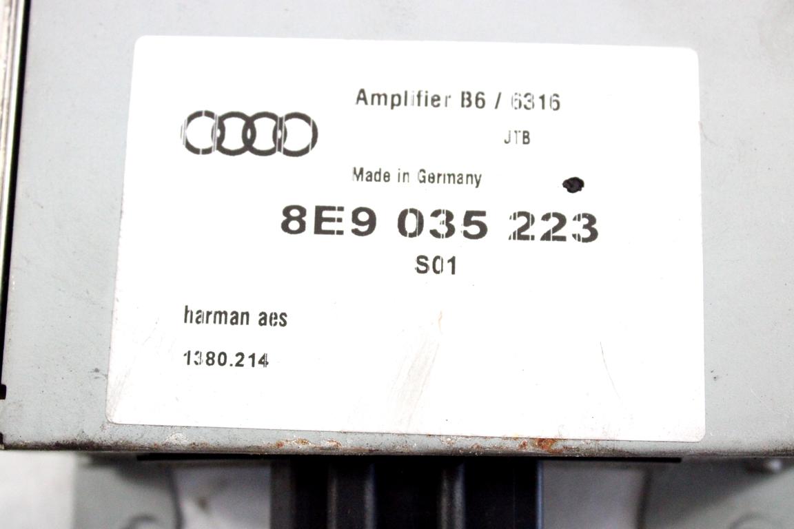 8E9035223 AMPLIFICATORE AUDIO AUDI A4 SW 1.9 D 96KW 6M 5P (2004) RICAMBIO USATO