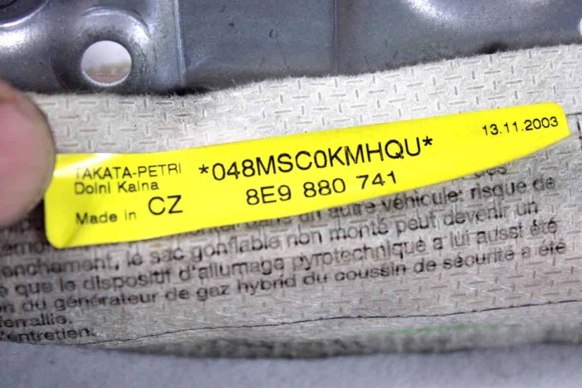 8E9880741 AIRBAG LATERALE A TENDINA LATO SINISTRO AUDI A4 SW 1.9 D 96KW 6M 5P (2004) RICAMBIO USATO