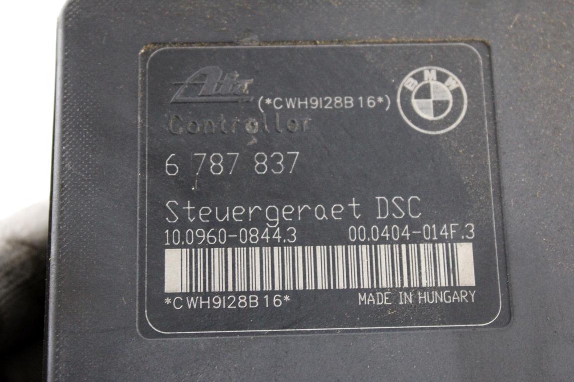 34516791521 CENTRALINA POMPA AGGREGATO ABS BMW SERIE 1 118 D E87 2.0 D 105KW 6M 5P (2009) RICAMBIO USATO 6787837 10.0206-0407.4 10.0960-0844.3 00.0404-014F.3