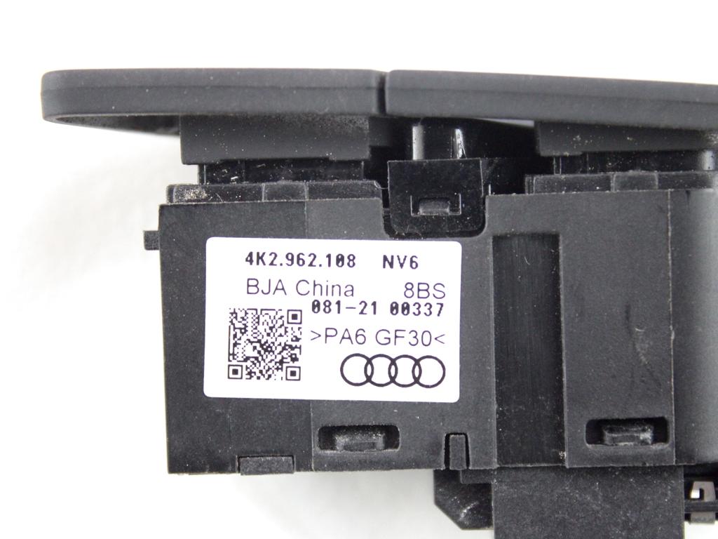 4K2962108 COMANDO INTERRUTTORE CHIUSURA APERTURA INTERNA PORTE AUDI A6 C8 ALLROAD 4X4 2.0 I 150KW 5P AUT (2021) RICAMBIO USATO