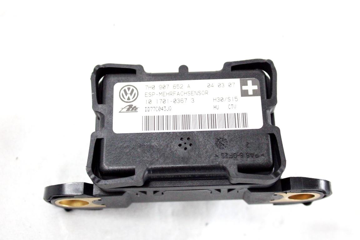 7H0907652A SENSORE ESP IMBARDATA VOLKSWAGEN TOUAREG 3.0 D 4X4 165KW AUT 5P (2007) RICAMBIO USATO 10.1701-0367.3