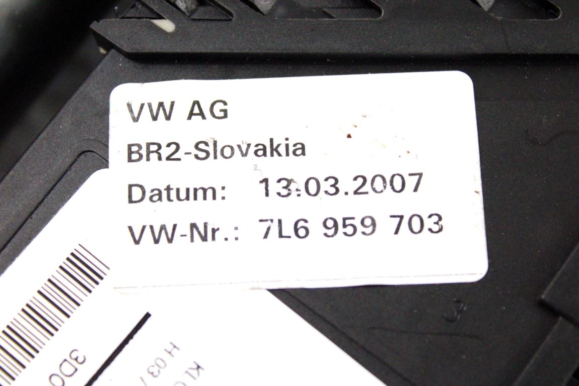 7L0839461D MOTORINO MECCANISMO ALZA-VETRO ALZA-CRISTALLO PORTA POSTERIORE SINISTRA VOLKSWAGEN TOUAREG 3.0 D 4X4 165KW AUT 5P (2007) RICAMBIO USATO 3D0959795E