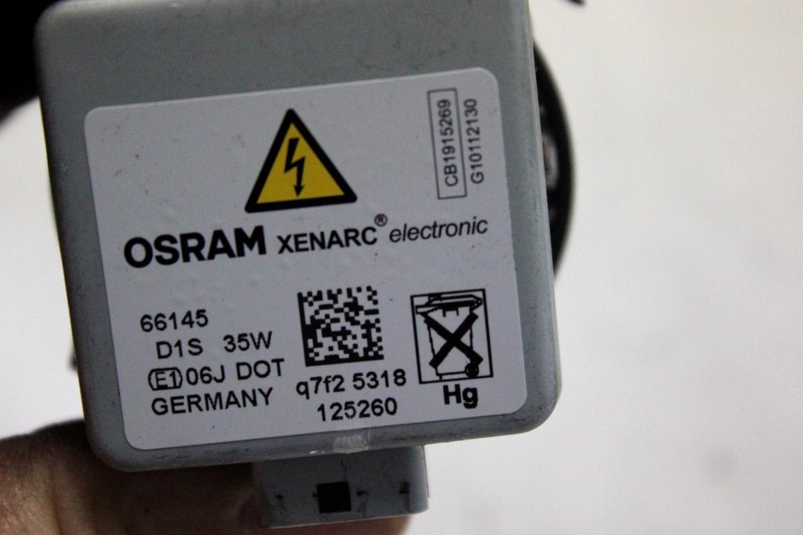 66145 LAMPADA XENON OSRAM XENARC VOLKSWAGEN TOUAREG 3.0 D 4X4 165KW AUT 5P (2007) RICAMBIO USATO