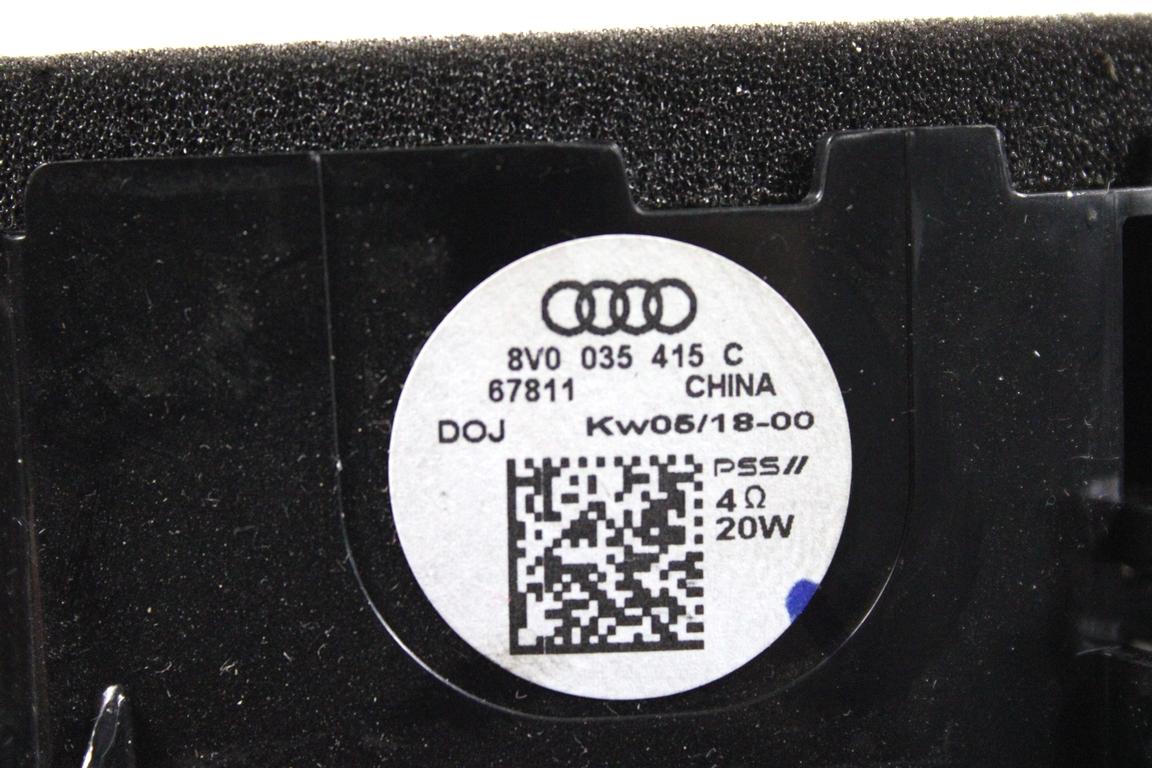 8V0035415C CASSA ALTOPARLANTE PORTA ANTERIORE AUDI A3 2.0 D 4X4 110KW AUT 2P (2018) RICAMBIO USATO