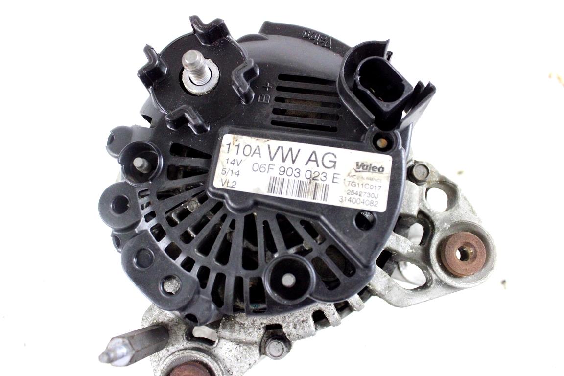 06F903023E ALTERNATORE SKODA RAPID 1.6 D 66KW 5M 5P (2014) RICAMBIO USATO