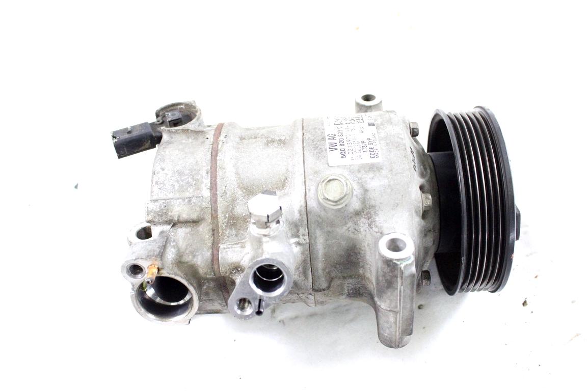 5Q0820803C COMPRESSORE CLIMATIZZATORE CLIMA A/C SKODA RAPID 1.6 D 66KW 5M 5P (2014) RICAMBIO USATO