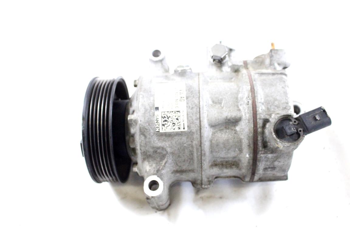 5Q0820803C COMPRESSORE CLIMATIZZATORE CLIMA A/C SKODA RAPID 1.6 D 66KW 5M 5P (2014) RICAMBIO USATO