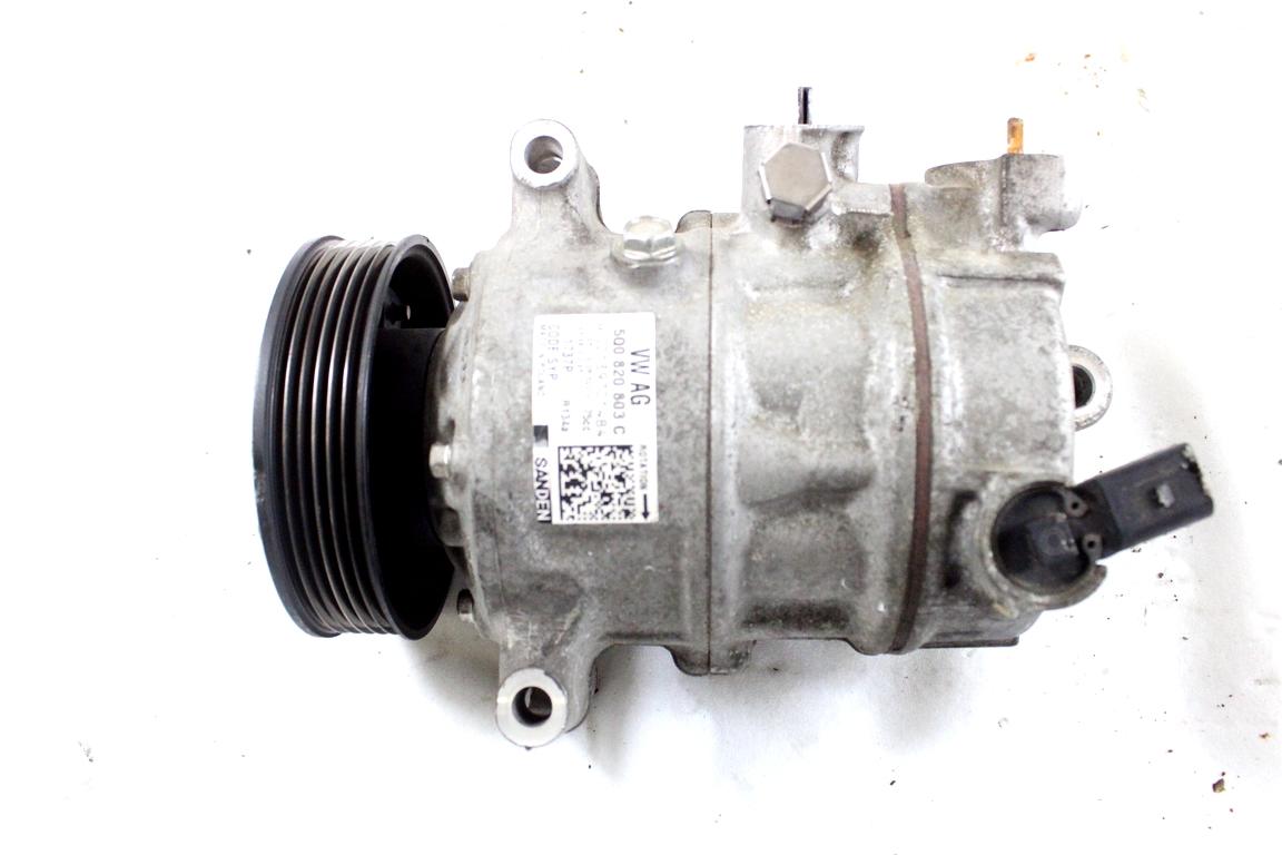 5Q0820803C COMPRESSORE CLIMATIZZATORE CLIMA A/C SKODA RAPID 1.6 D 66KW 5M 5P (2014) RICAMBIO USATO