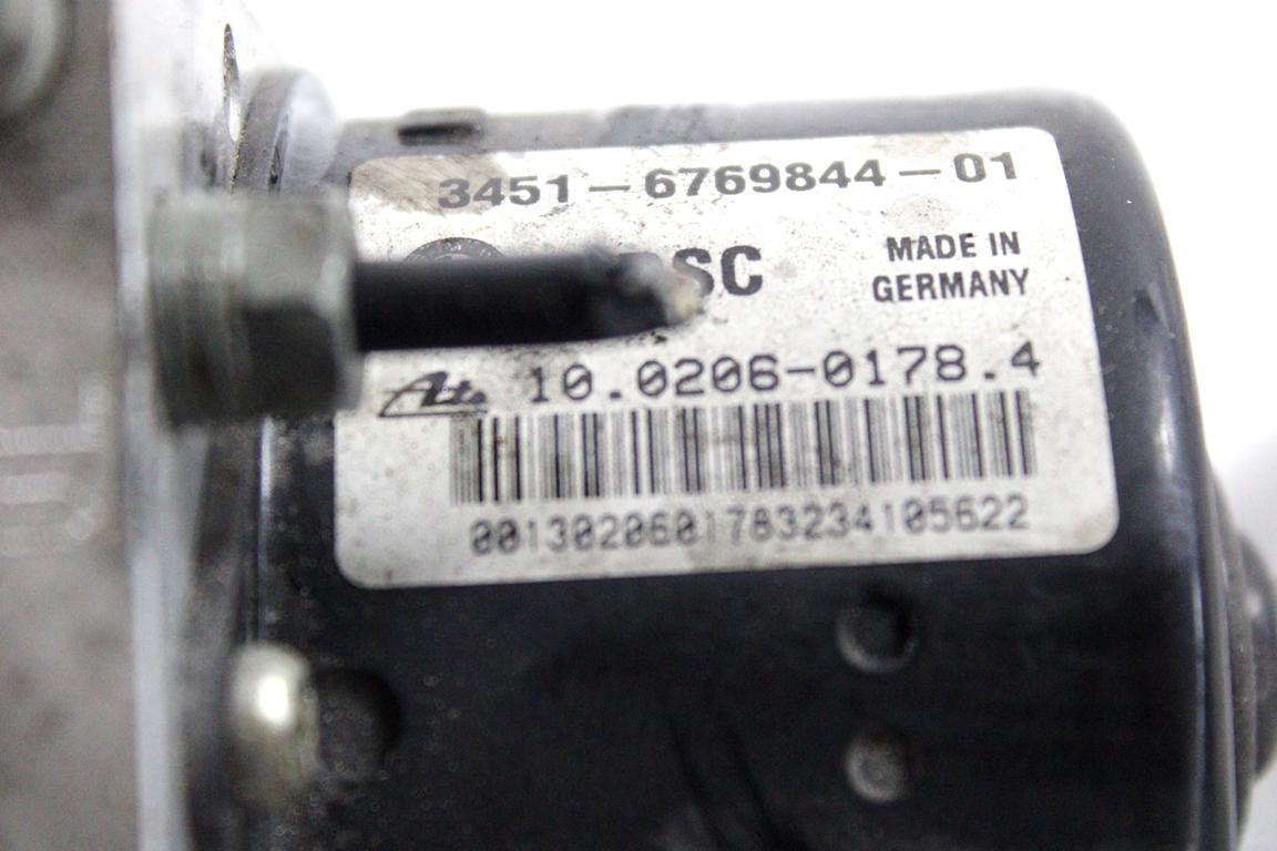 34516769844 CENTRALINA POMPA AGGREGATO ABS BMW SERIE 1 118 D E87 2.0 D 90KW 6M 5P (2004) RICAMBIO USATO 10.0206-0178.4 34526769845 10.0960-0827.3